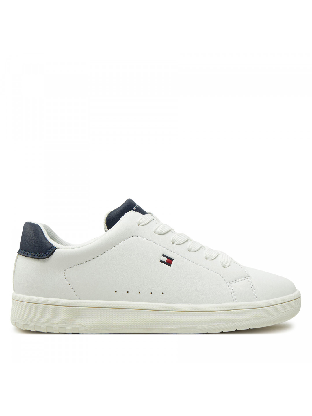 Sneakersy Tommy Hilfiger Low Cut Lace-Up Sneaker T3X9-33848-1355 S Bílá
